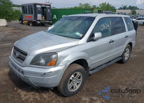 2003 Honda Pilot Ex-L z USA, uszkodzony, nr VIN 2HKYF18693H613421